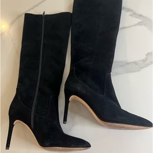 Antonio Melani Black Suede Boots